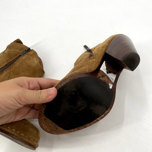 Frye Suede Heeled booties - Picture 4 of 8